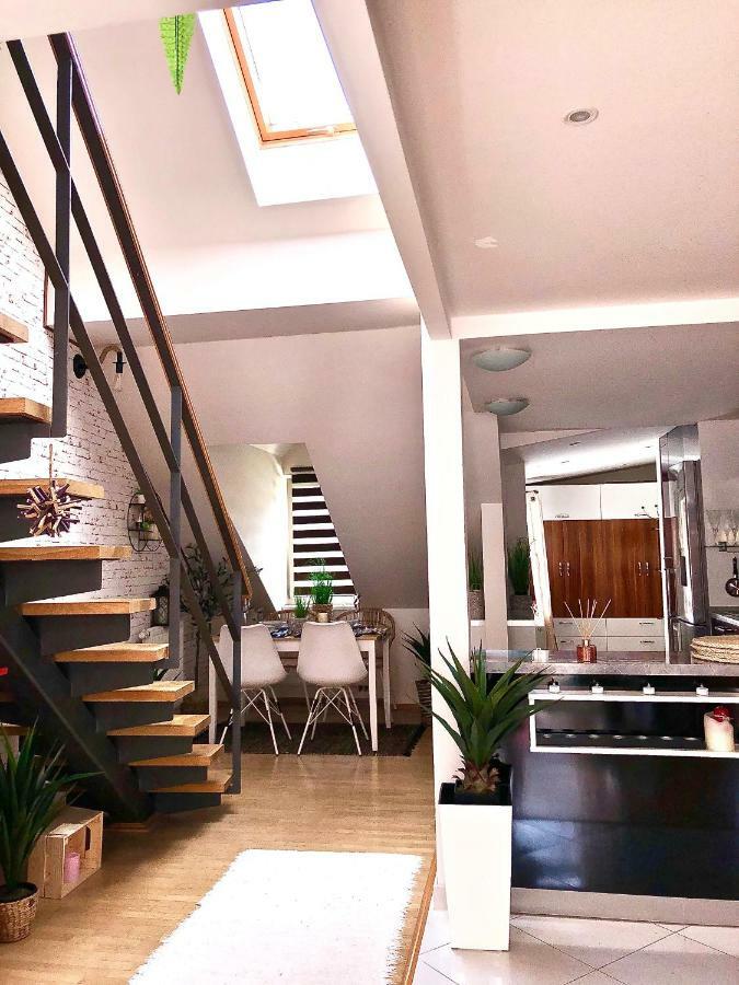 Duplex With Quite Terrace On Wenceslas Sq. プラハ エクステリア 写真